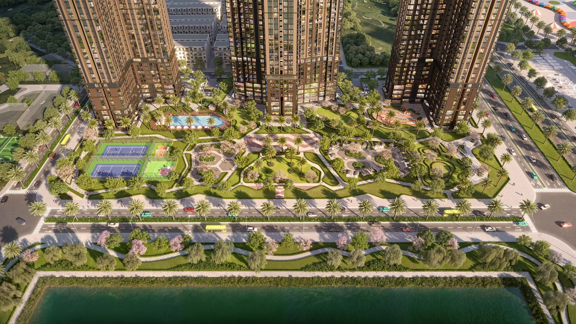 Imperia Dòng Căn Hộ Định Hình Chuẩn Sống Mới Của MIK Group 2 Imperia sensa view nội khu