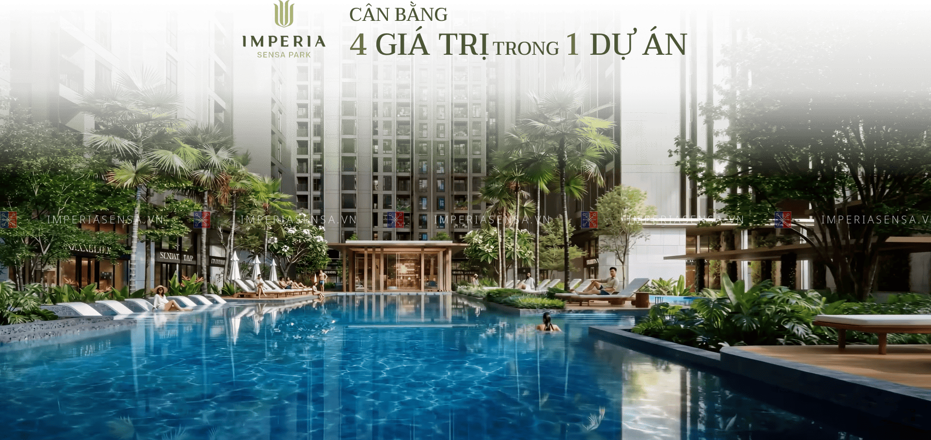 Căn hộ Imperia Sensa Park giá từ 88 triệu/m² khu Đông TP.HCM 3 Phối cảnh hồ bơi và cảnh quan nội khu dự án căn hộ Imperia Sensa Park