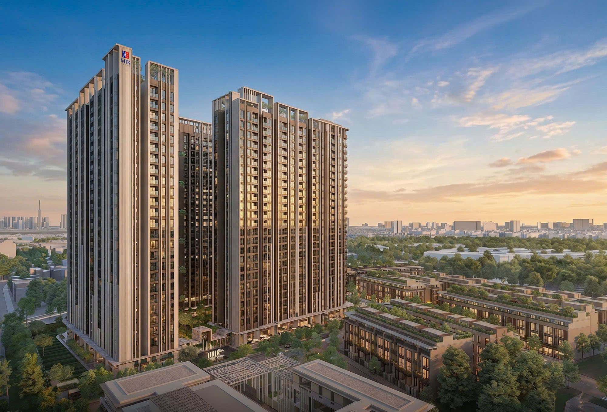 Phối cảnh tổng thể The Sensa