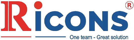 Logo Ricons – tổng thầu xây dựng phân khu cao tầng dự án Imperia Sensa Park